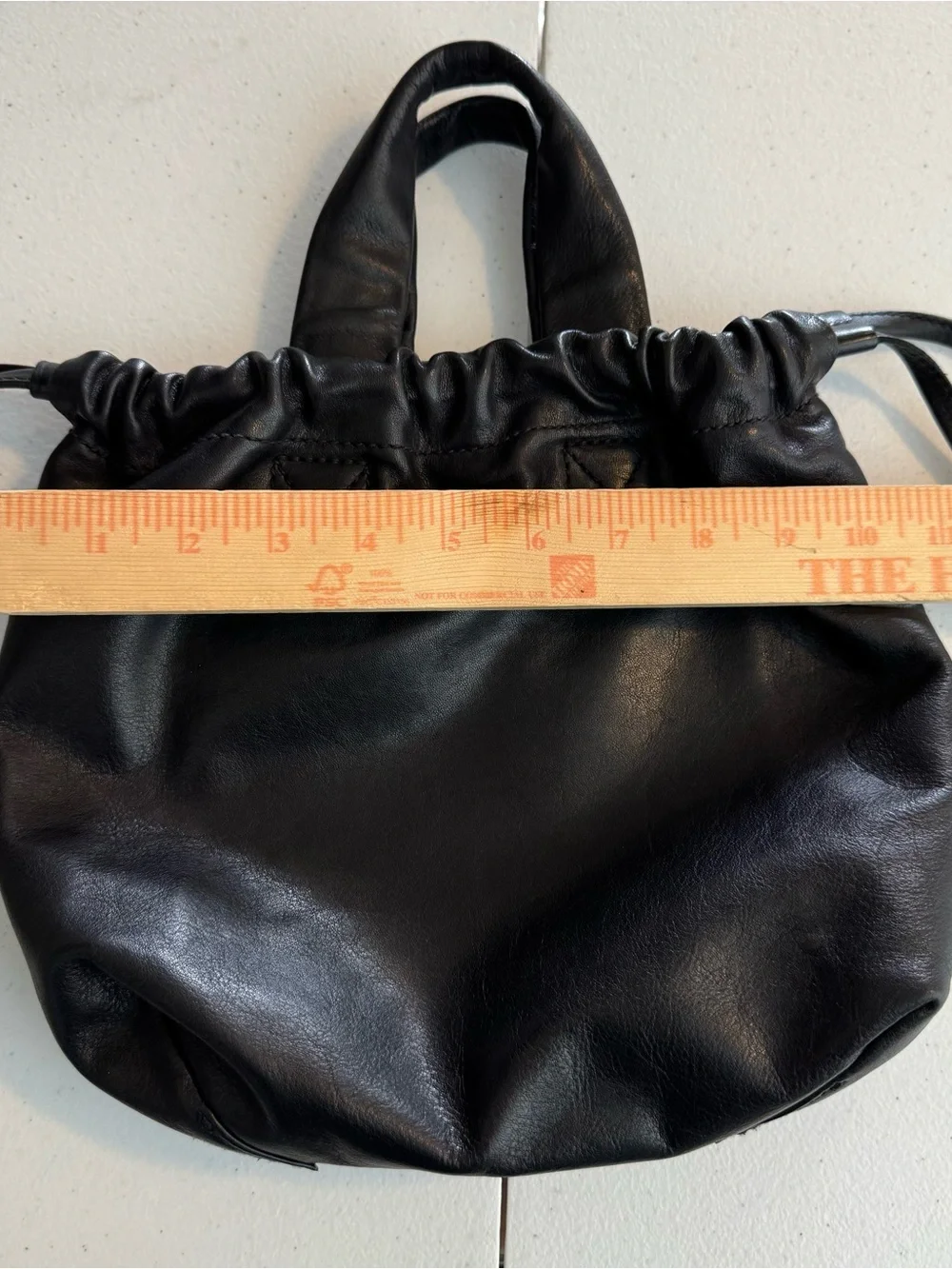 Madewell the piazza crossbody in black leather NO STRAP‎